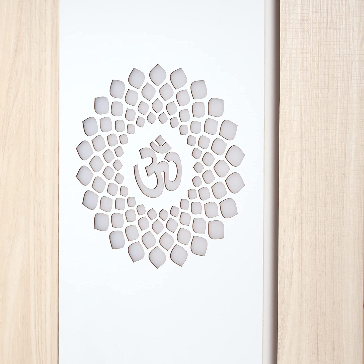 The Temple hub Wooden Temple | Beige Mandir With LED Light Puja Mandir For Home & Office Decor - Image 4