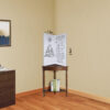 The Temple hub Wooden Temple | White Corner Frame Mandir With LED Light Puja Mandir For Home & Office Decor - Image 3