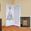 The Temple hub Wooden Temple | White Corner Frame Mandir With LED Light Puja Mandir For Home & Office Decor